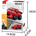 Set de construcție „Supercar de curse”, 4 modele, de la 176 pînă la 183 elem. Set de construcție „Supercar de curse”, 4 modele, de la 176 pînă la 183 elem.