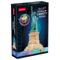 3D Puzzle “Statuia Libertății” cu iluminare LED, 79 elemente