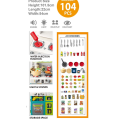Bucătăria pentru copii „Bucătarul de acasă”, 104 elem.