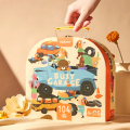 Puzzle în valiză „Garaj”, 104 elem. Puzzle în valiză „Garaj”, 104 elem.