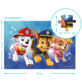 Puzzle-mini „Marshall, Chase și Skye”, seria Patrula cățelușilor, 35 elem. Puzzle-mini „Marshall, Chase și Skye”, seria Patrula cățelușilor, 35 elem.