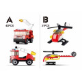 Set de construcție ”Transportul pompierilor”, 4 modele, de la 23 pînă la 43 elem. Set de construcție ”Transportul pompierilor”, 4 modele, de la 23 pînă la 43 elem.