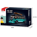 Set de construcție „Bus cu surfer”, scara 1:35, 276 elem. Set de construcție „Bus cu surfer”, scara 1:35, 276 elem.