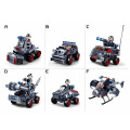 Set de construcție ”Război spațial”, 6 modele, de la 78 pînă la 93 elem. Set de construcție ”Război spațial”, 6 modele, de la 78 pînă la 93 elem.