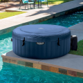 INTEX Надувной СПА джакузи “PureSpa Bubble Blue” 180х66см, 677Л, 4-х местный INTEX Надувной СПА джакузи “PureSpa Bubble Blue” 180х66см, 677Л, 4-х местный