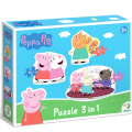 Puzzle 3 în 1 „Prietenii Peppa Pig” Puzzle 3 în 1 „Prietenii Peppa Pig”