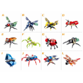 Set-surpriză de construcție ”Insecte”, în ou, de la 40 pînă la 54 elem. Set-surpriză de construcție ”Insecte”, în ou, de la 40 pînă la 54 elem.
