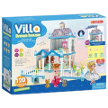 Căsuță pentru păpuși „Vila Visurilor” + accesorii, cu iluminare de noapte, 120 elem.