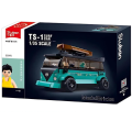 Set de construcție „Bus cu surfer”, scara 1:35, 276 elem. Set de construcție „Bus cu surfer”, scara 1:35, 276 elem.