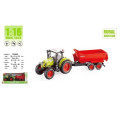 1:16 Tractor cu fricțiune „Trailered Farm Tractor” (lumina / sunet) 1:16 Tractor cu fricțiune „Trailered Farm Tractor” (lumina / sunet)