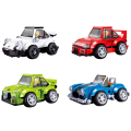 Set de construcție „Automobil de oraș”, 4 modele, de la 157 pînă la 169 elem. Set de construcție „Automobil de oraș”, 4 modele, de la 157 pînă la 169 elem.