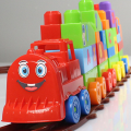 Set de construcție „Tren”, 77 piese Set de construcție „Tren”, 77 piese