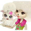 Papusa Enchantimals Lorna Lamb & Flag Papusa Enchantimals Lorna Lamb & Flag