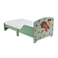 Pat Junior cu protecții laterale Green Forest, U-Grow Pat Junior cu protecții laterale Green Forest, U-Grow