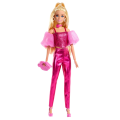 Кукла Barbie «Модница в глянцевом розовом костюме» Кукла Barbie «Модница в глянцевом розовом костюме»