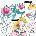 Книжка-раскраска с акварелью в комплекте “Сказочная мечта” Книжка-раскраска с акварелью в комплекте “Сказочная мечта”