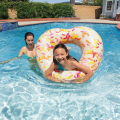 INTEX Cerc gonflabil „Donut în forma de inimă”, 94x89x25 cm, pînă la 80 kg, 9+