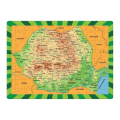 Puzzle „Harta României”, (ro), 100 de piese Puzzle „Harta României”, (ro), 100 de piese