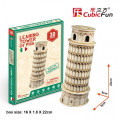 3D puzzle „Tower of Pisa”, 8 elem. 3D puzzle „Tower of Pisa”, 8 elem.