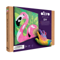 Tablou 3D pe numere din plastilină aerată Air Clay 29×29 cm – Flamingo Roz Tablou 3D pe numere din plastilină aerată Air Clay 29×29 cm – Flamingo Roz