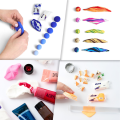 Plastilină aerată bleu Air Clay OKTO Colours, 10 buc. × 6 g, mărimea S Plastilină aerată bleu Air Clay OKTO Colours, 10 buc. × 6 g, mărimea S