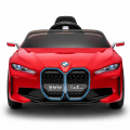 Машина BMW i4, Аккумулятор 12V7AH, 4 мотора 25-35W, EVA колеса, кожаные сидения