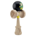 «Kendama Super Sticky X Original», металлический подшипник, веревка 62/65 см, King size 7.5 x 6 x 18 см , «Обезьянка», черная