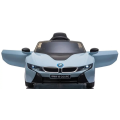 Машина BMW i8, Аккумулятор 12V7AH, 2 мотора 35W, EVA колеса, кожаные сидения Машина BMW i8, Аккумулятор 12V7AH, 2 мотора 35W, EVA колеса, кожаные сидения