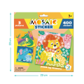 Mozaic cu abțibilduri „Zoo”, 400 elem. Mozaic cu abțibilduri „Zoo”, 400 elem.