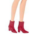 Păpușa Barbie „Fashionista în rochie roz cu imprimeu leopard”