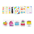 Set educativ cu aluat pentru modelare Play dough „Deserturi”, 5 culori x 10g.