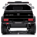 Mașinuță Mercedes-Benz G63 AMG 6×6, Baterie 12V10AH, 6 motoare de 35W, roti EVA, scaune din piele Mașinuță Mercedes-Benz G63 AMG 6×6, Baterie 12V10AH, 6 motoare de 35W, roti EVA, scaune din piele