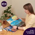 3D Pictură pe numere cu plastilină aerată Air Clay 30×40 сm – Zbor cu balonul cu aer cald 3D Pictură pe numere cu plastilină aerată Air Clay 30×40 сm – Zbor cu balonul cu aer cald