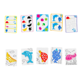 Set educativ cu aluat pentru modelare Play dough „Animale marine”, 5 culori x 10g.