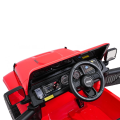 Mașinuță Jeep Wrangler Rubicon 392, Baterie 12V10AH, 4 motoare de 35W, roti EVA, scaune din piele Mașinuță Jeep Wrangler Rubicon 392, Baterie 12V10AH, 4 motoare de 35W, roti EVA, scaune din piele