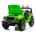 Mașinuță Jeep Wrangler Rubicon 392, Baterie 12V10AH, 4 motoare de 35W, roti EVA, scaune din piele Mașinuță Jeep Wrangler Rubicon 392, Baterie 12V10AH, 4 motoare de 35W, roti EVA, scaune din piele