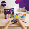 Set creativ cu plastilină aerată Air Clay OKTO, 72 buc × 6 g Set creativ cu plastilină aerată Air Clay OKTO, 72 buc × 6 g