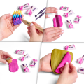 Plastilină aerată magenta Air Clay OKTO Colours, 10 buc. × 6 g, mărimea S