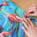 Объемная 3D картина из воздушного пластилина Air Clay 30×40 см — Карпы кои