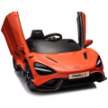 Машина McLaren 765LT, Аккумулятор 12V7AH, 4 мотора 35W, EVA колеса, кожаные сидения