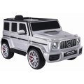 Mașinuță Mercedes-AMG G63, Baterie 12V7AH, 2 motoare de 35W, roti EVA, scaune din piele Mașinuță Mercedes-AMG G63, Baterie 12V7AH, 2 motoare de 35W, roti EVA, scaune din piele