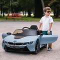 Машина BMW i8, Аккумулятор 12V7AH, 2 мотора 35W, EVA колеса, кожаные сидения Машина BMW i8, Аккумулятор 12V7AH, 2 мотора 35W, EVA колеса, кожаные сидения
