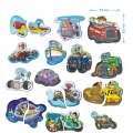 Set magneți „Aventuri pe drum”, seria Patrula cățelușilor, 20 elem.