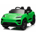 Mașinuță Porsche Macan Turbo EV, Baterie 12V10AH, 4 motoare de 25W, roti EVA, scaune din piele