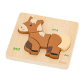 Mini-puzzle din lemn „Căluț” Mini-puzzle din lemn „Căluț”