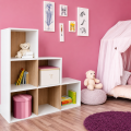 Dulap depozitare jucării cu 6 compartimente, U-Grow Dulap depozitare jucării cu 6 compartimente, U-Grow