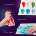 Объемная 3D картина из воздушного пластилина Air Clay 30×40 см — Карпы кои