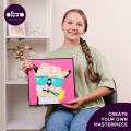 Объемная 3D картина по номерам из воздушного пластилина Air Clay 29×29 см — Лама Объемная 3D картина по номерам из воздушного пластилина Air Clay 29×29 см — Лама