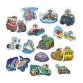 Set magneți „Aventuri pe drum”, seria Patrula cățelușilor, 20 elem.