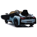 Машина BMW i8, Аккумулятор 12V7AH, 2 мотора 35W, EVA колеса, кожаные сидения Машина BMW i8, Аккумулятор 12V7AH, 2 мотора 35W, EVA колеса, кожаные сидения